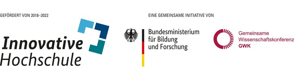 Logo Innovative Hochschule plus Träger 