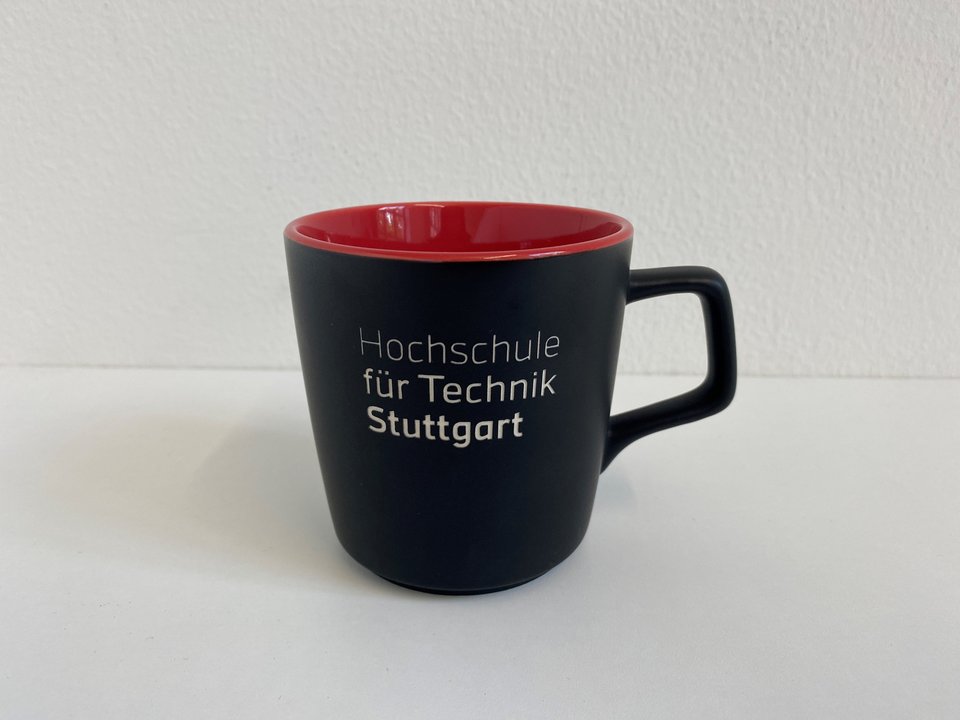 Tasse mit HFT Logo