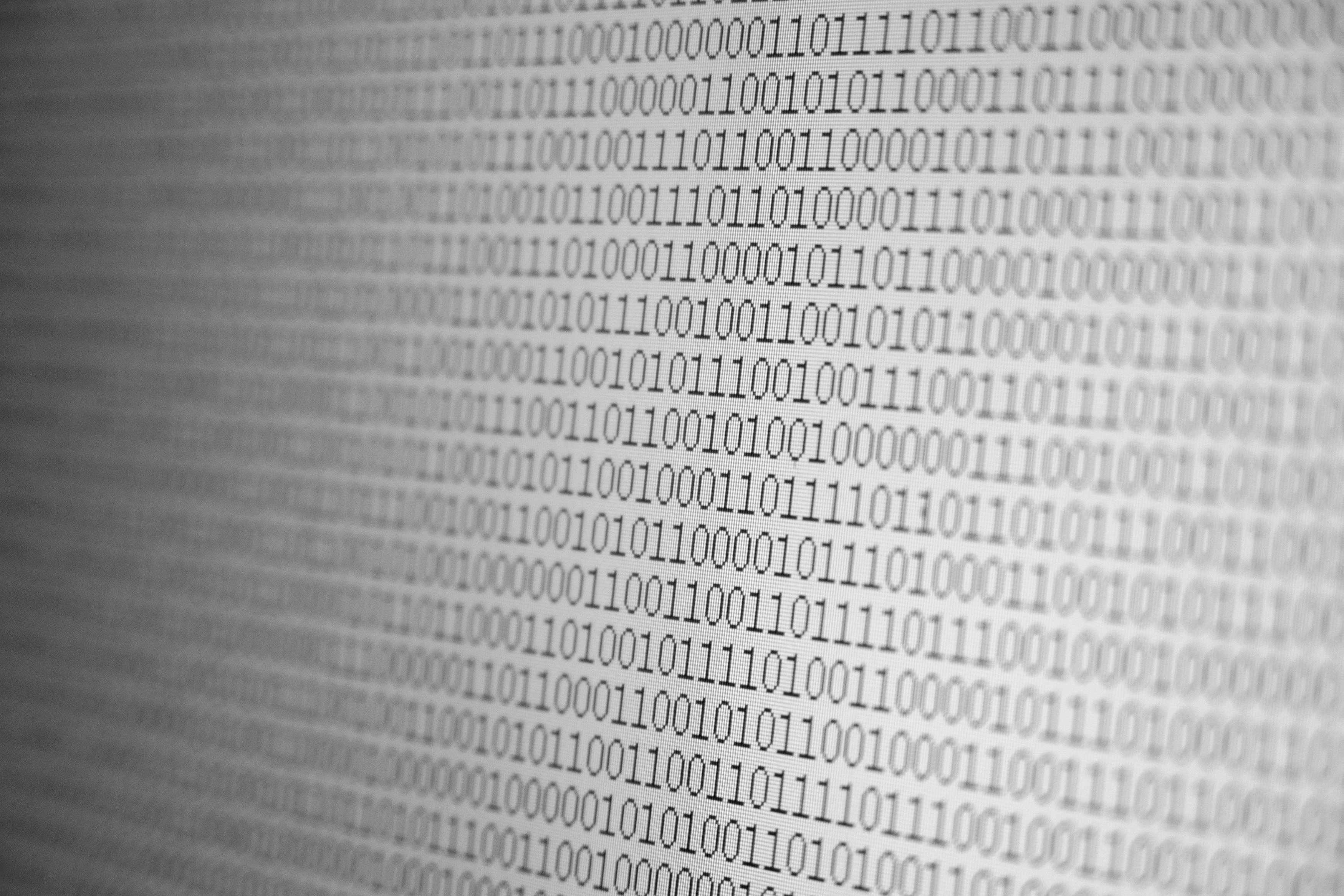Abbildung eines binären Codes 
