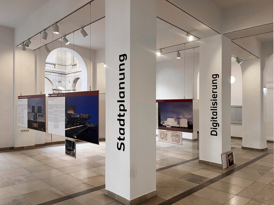 Ausstellung beim Symposium "Kultur Sanieren!"