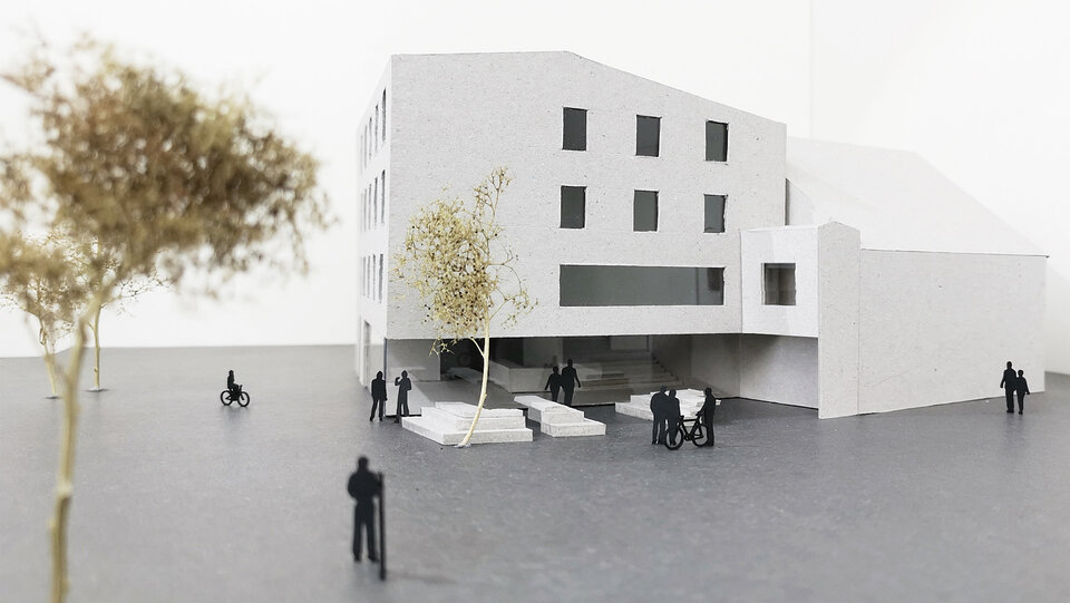 Modellbild der Bachelor-Arbeit Gästehaus Neukirchen