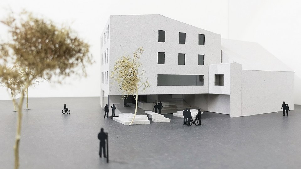 Modellbild der Bachelor-Arbeit Gästehaus Neukirchen