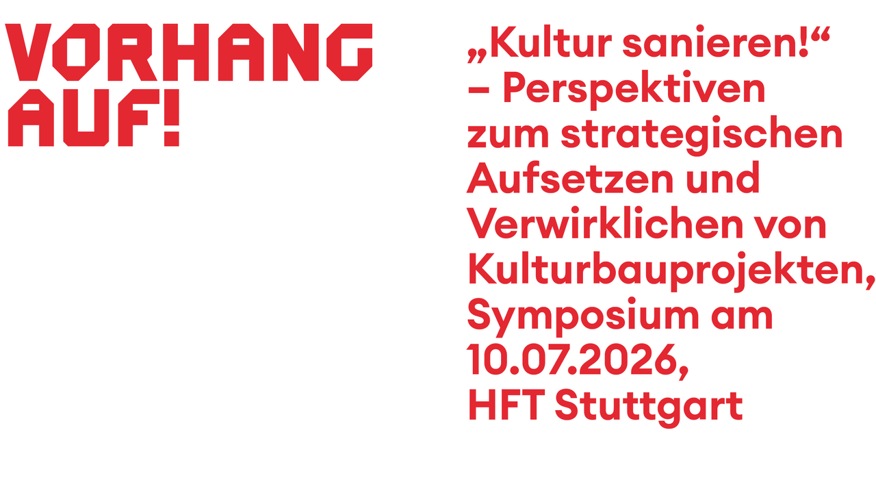 Flyer Symposium Kultur sanieren