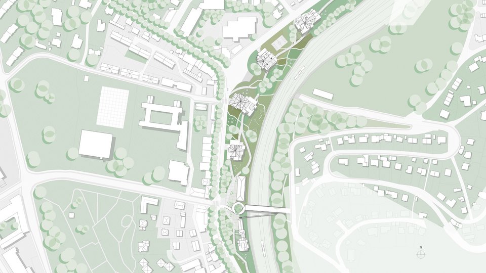 Lageplan der Studienarbeit Radical Housing