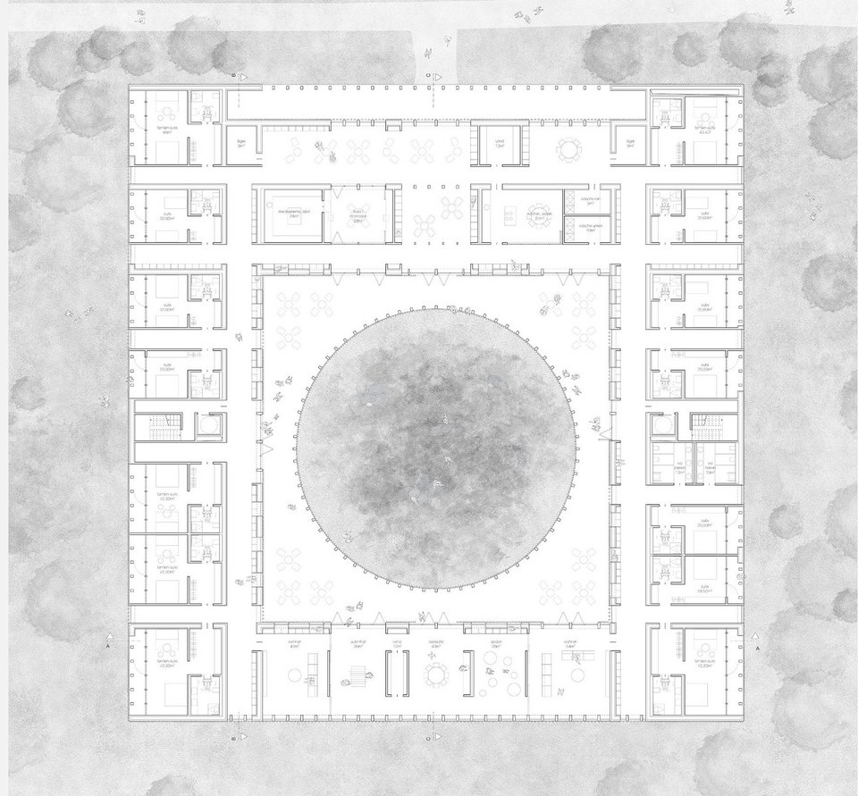 Grundriss der Master-Thesis Raum für Mehr