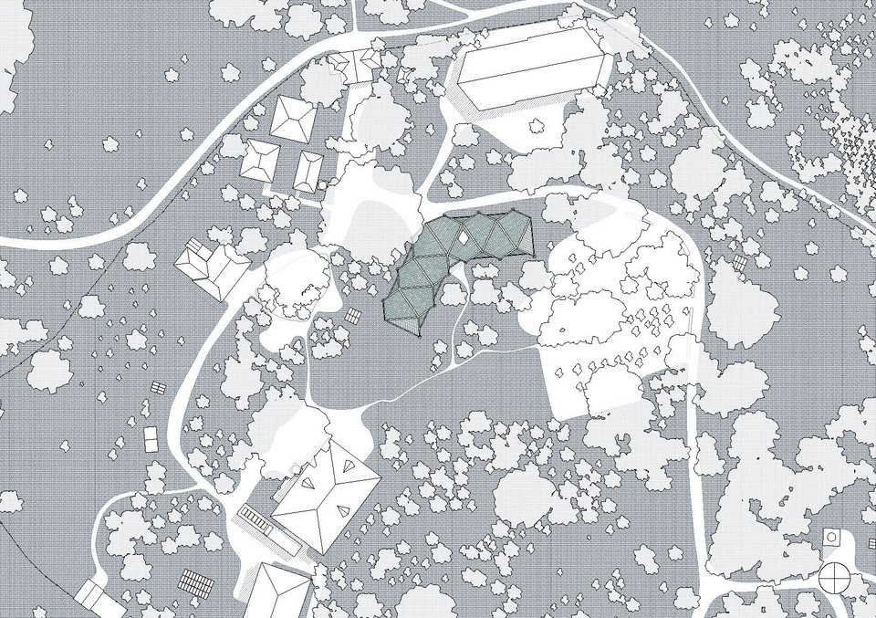 Lageplan der Master-Thesis Mensa für das Waisenhaus 