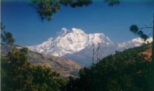 Bergmassiv in Nepal