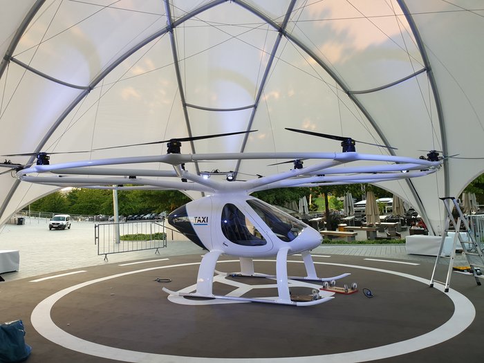 Modell des Volocopter 2X