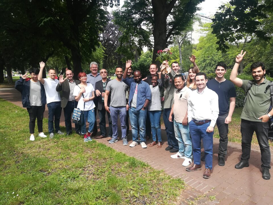 Gruppenbild vom Projektworkshop 2019 in Stuttgart