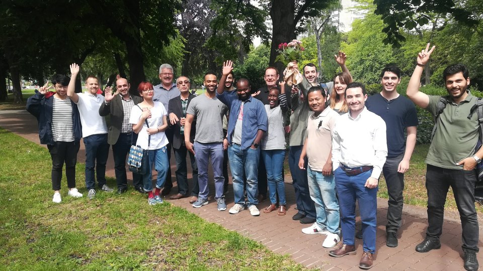 Gruppenbild vom Projektworkshop 2019 in Stuttgart