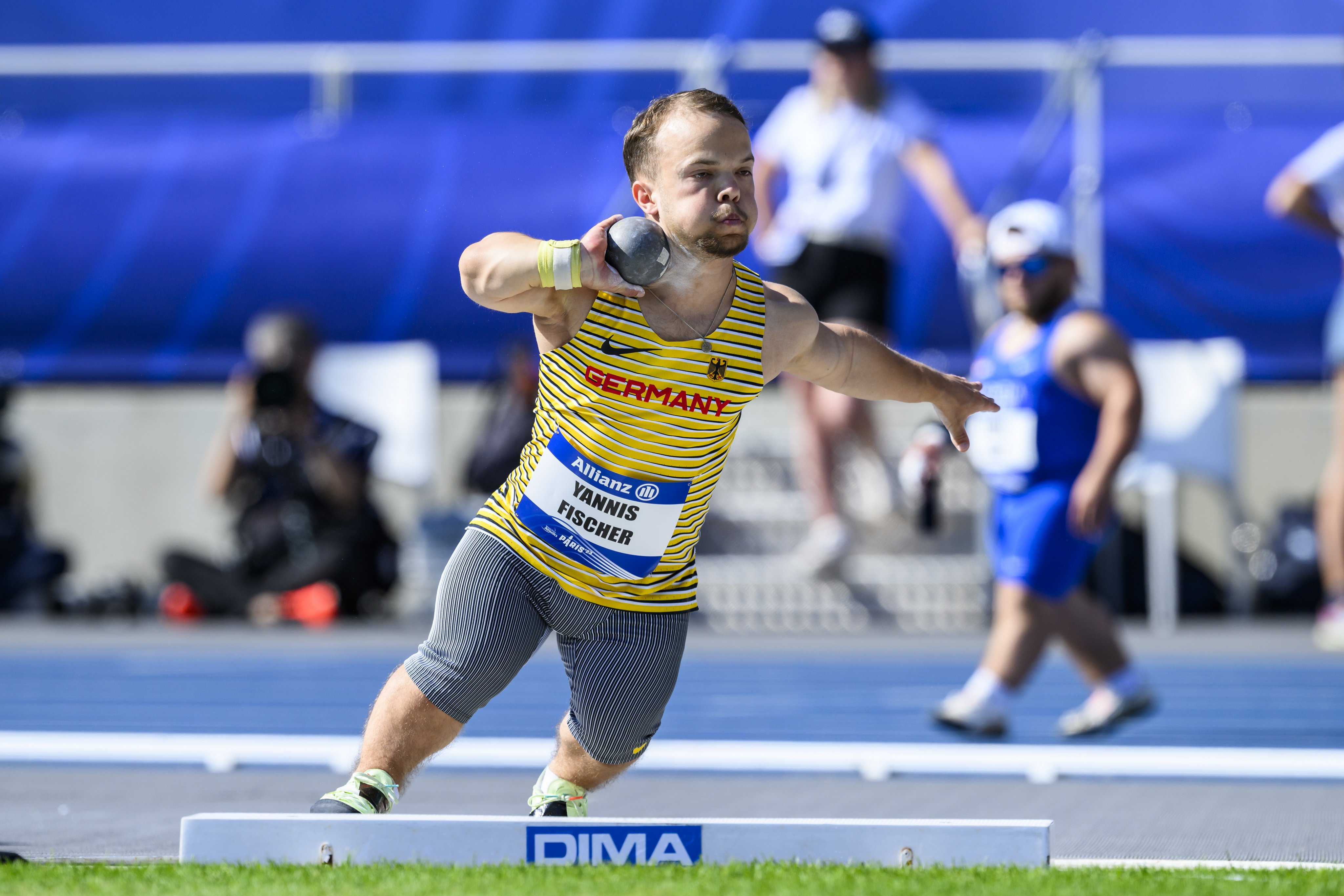 Gold mit Bestweite Para LeichtathletikWeltmeisterschaft