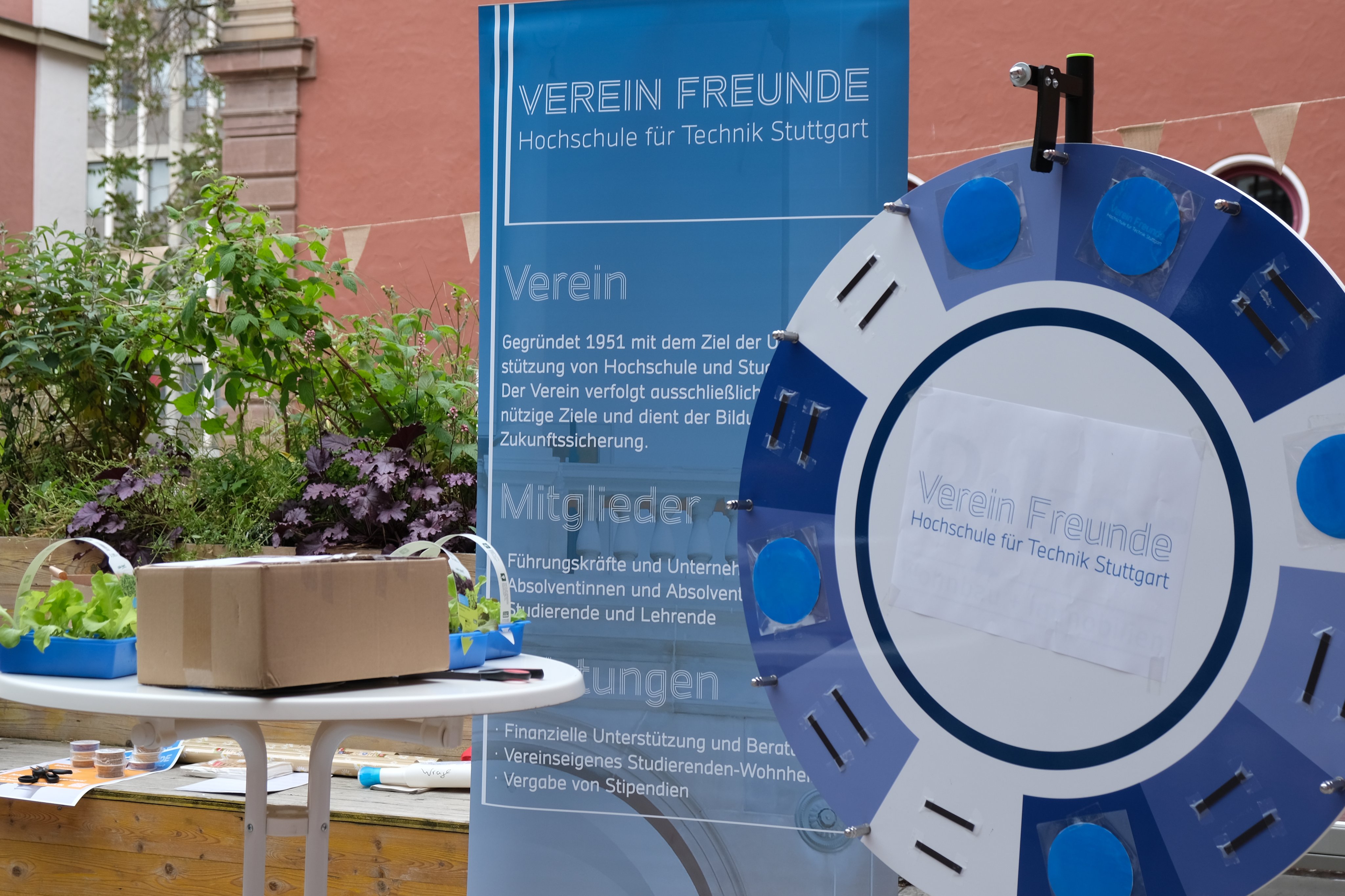 Messestand im Freien