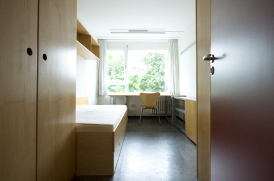 Bild eines Zimmers im Studentenwohnheim