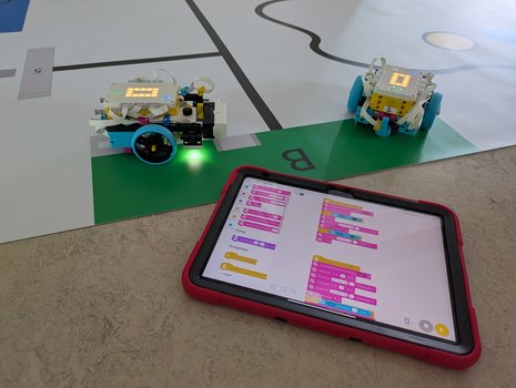 Tablet mit Code