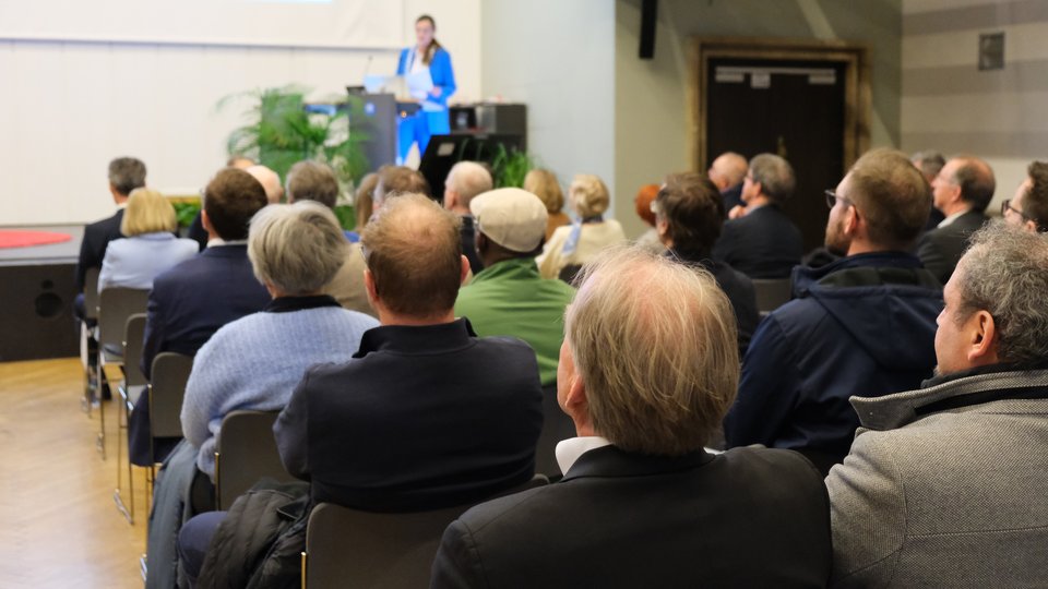 Blick in die Aula