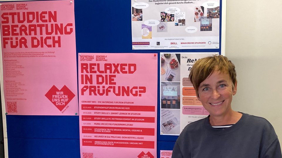 Die Zentrale Studienberatung der HFT Stuttgart berät Studierende und Studieninteressierte
