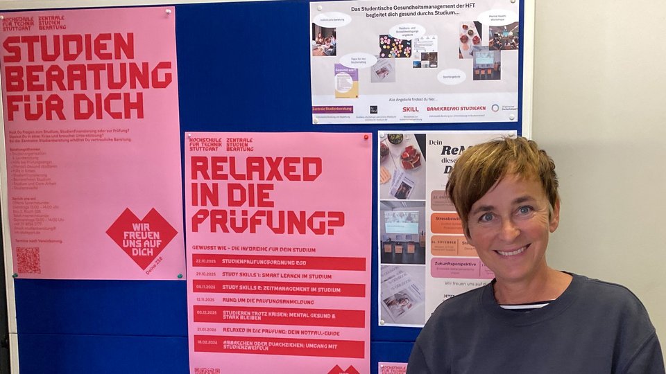 Die Zentrale Studienberatung der HFT Stuttgart berät Studierende und Studieninteressierte