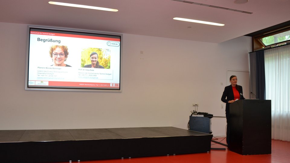Grußwort von Prof. Dr. Katja Rade, Rektorin der Hochschule für Technik Stuttgart