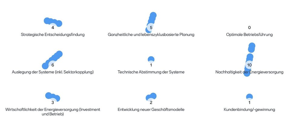 Gesammelte Herausforderungen der Teilnehmenden