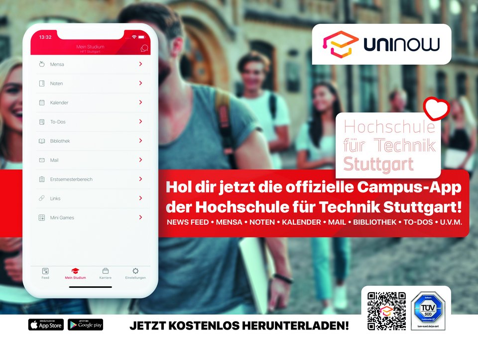 Plakat zur HFT-App