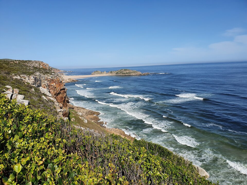Blick aufs Meer in Südafrika