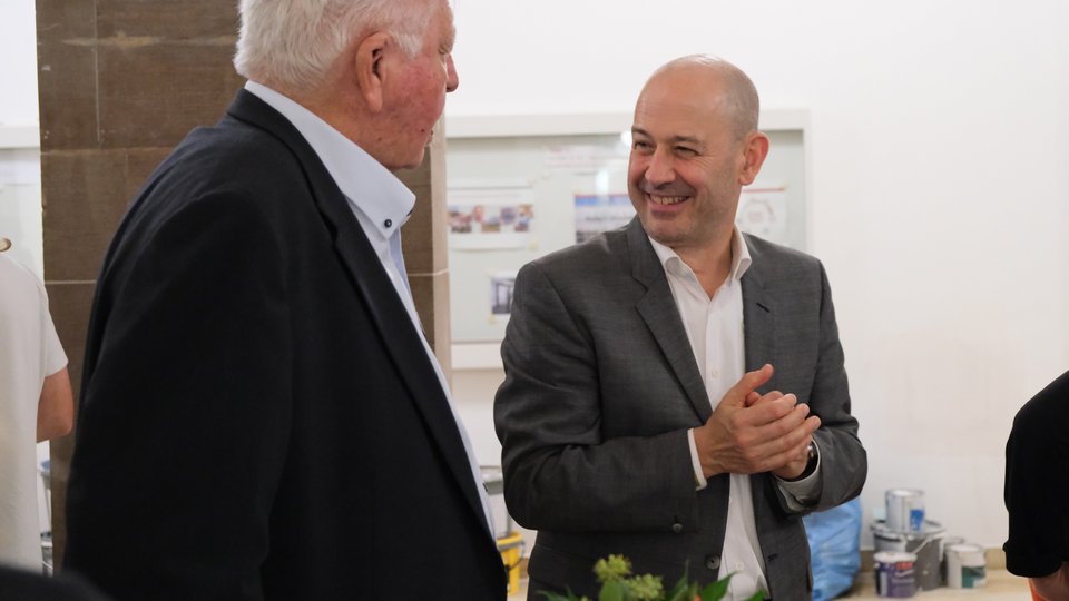Dekan Prof. Dr.-Ing. Jan Cremers beim Jubiläum des Vereins Freunde