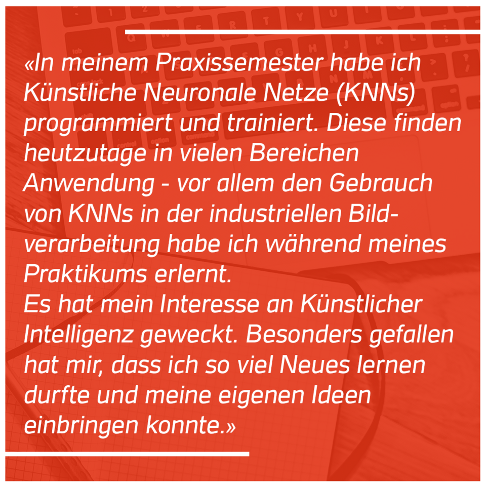 Statement zum Praxissemester