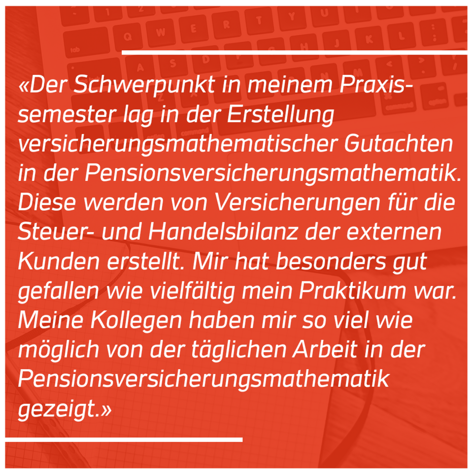 Statement zum Praxissemester