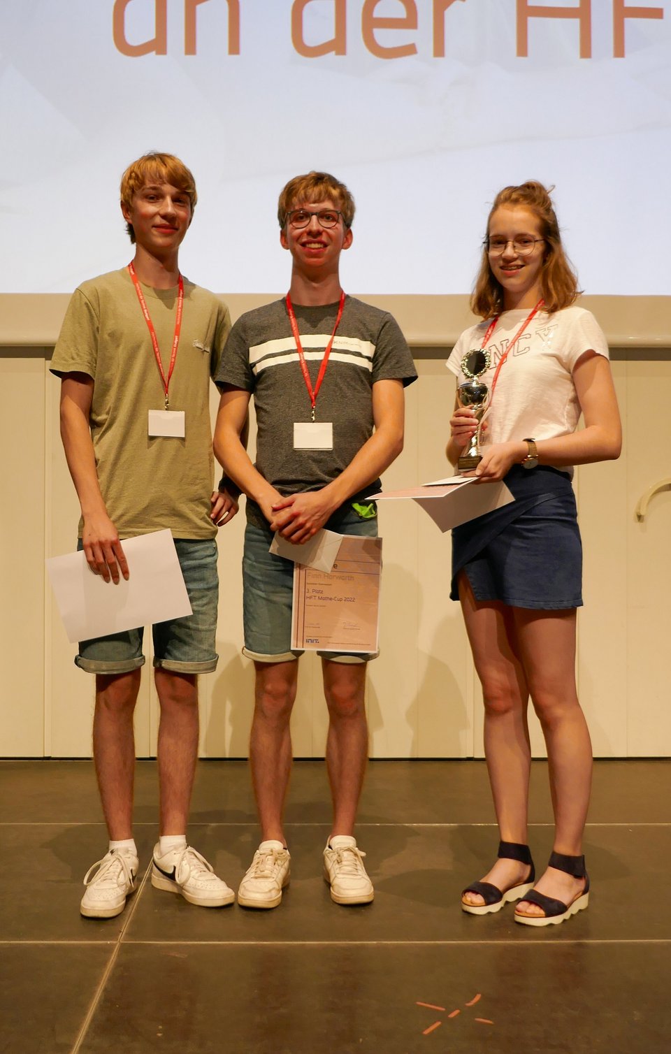 Mathe-Cup 3.  Platz