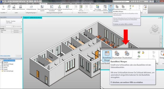 Vermessung und Geoinformatik BIM 3D-Modell