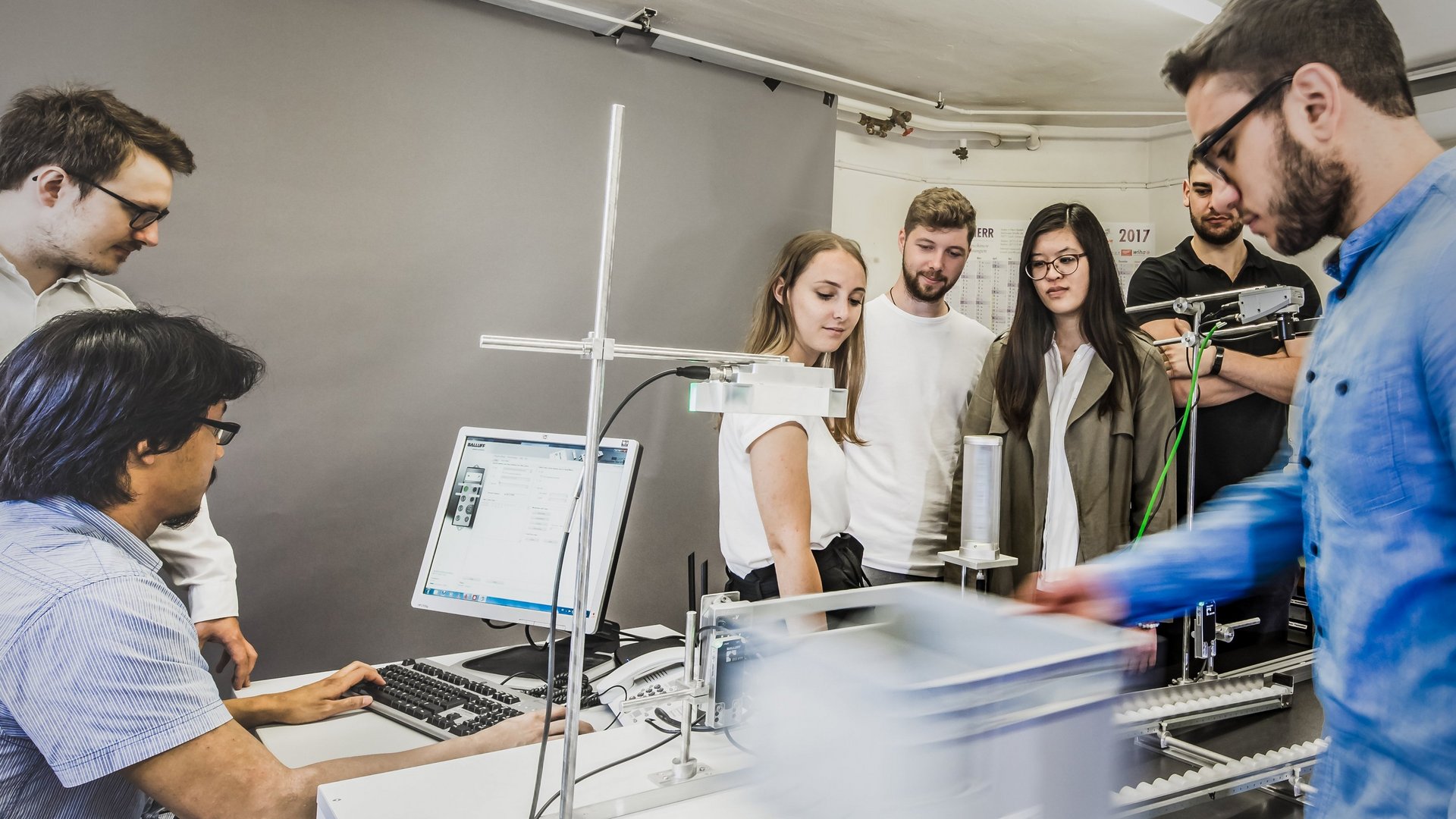 Studierende des Studiengangs Bachelor Digitalisierung und Informationsmanagment