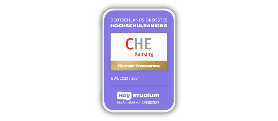 Siegel zum CHE-Ranking 2023