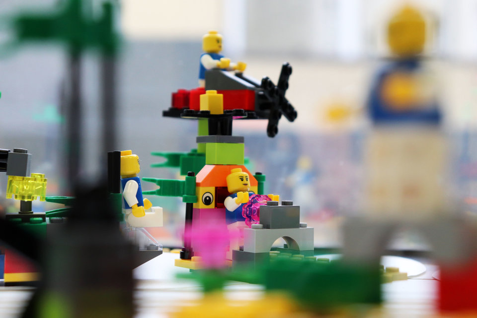 Bild einer Lego-Bastelei zum Thema Grüne Logistik