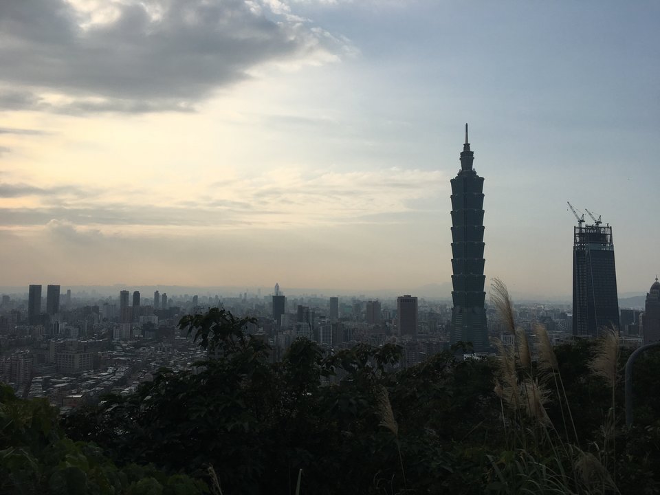 Taipei Elephant Mountain Ausblick mit Taipei 101