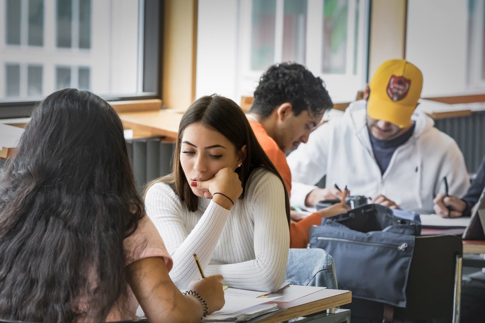 Studierende beim Lernen