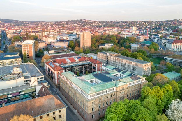 Luftbild der Hochschule für Technik Stuttgart
