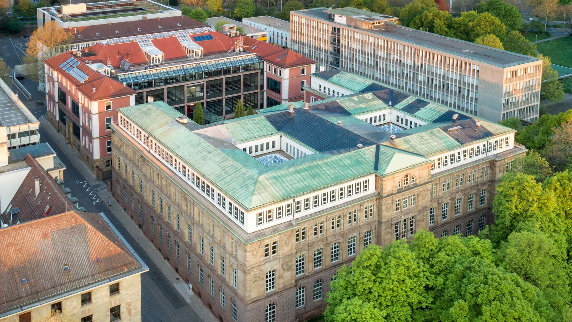 Luftbild der Hochschule für Technik Stuttgart